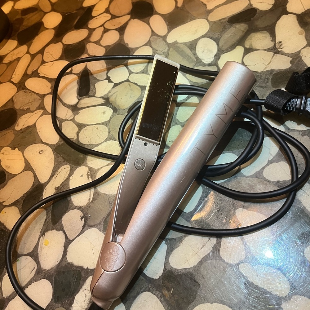 TYME Hair Straightener/Styling Iron in Shimmering Rose